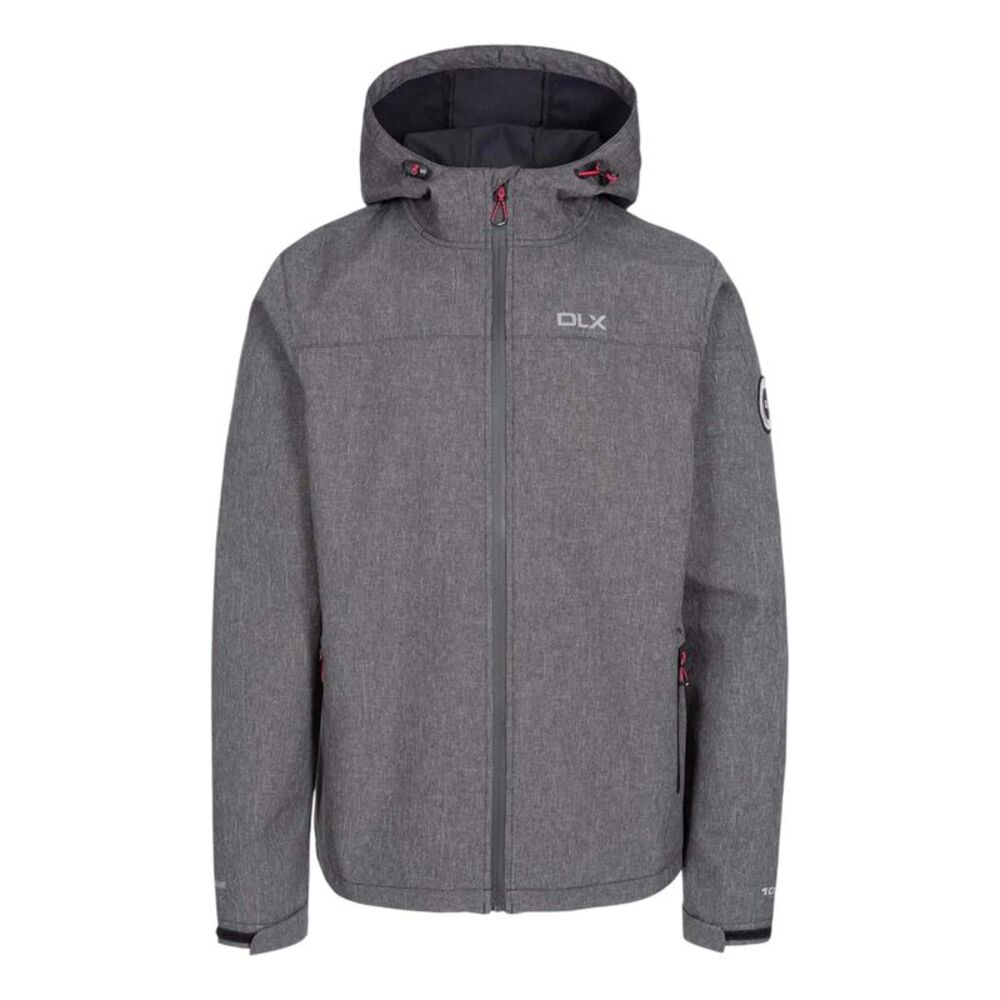 Trespass Mens Gabe DLX Soft Shell Jacket / Black